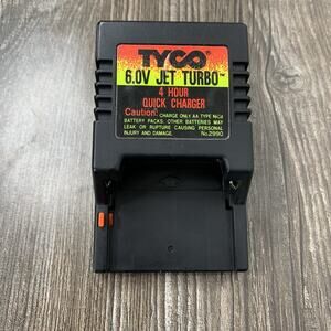 Tyco RC 6V (6.0V) Jet Turbo 4 Hour Quick Charger 2990 Plug In RC Car Battery